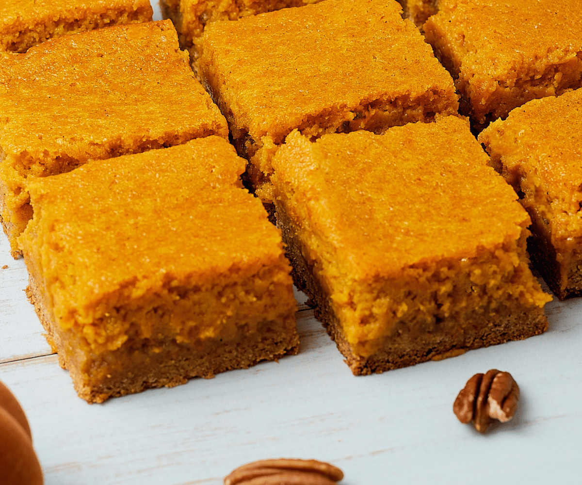 Pumpkin Gooey Bars